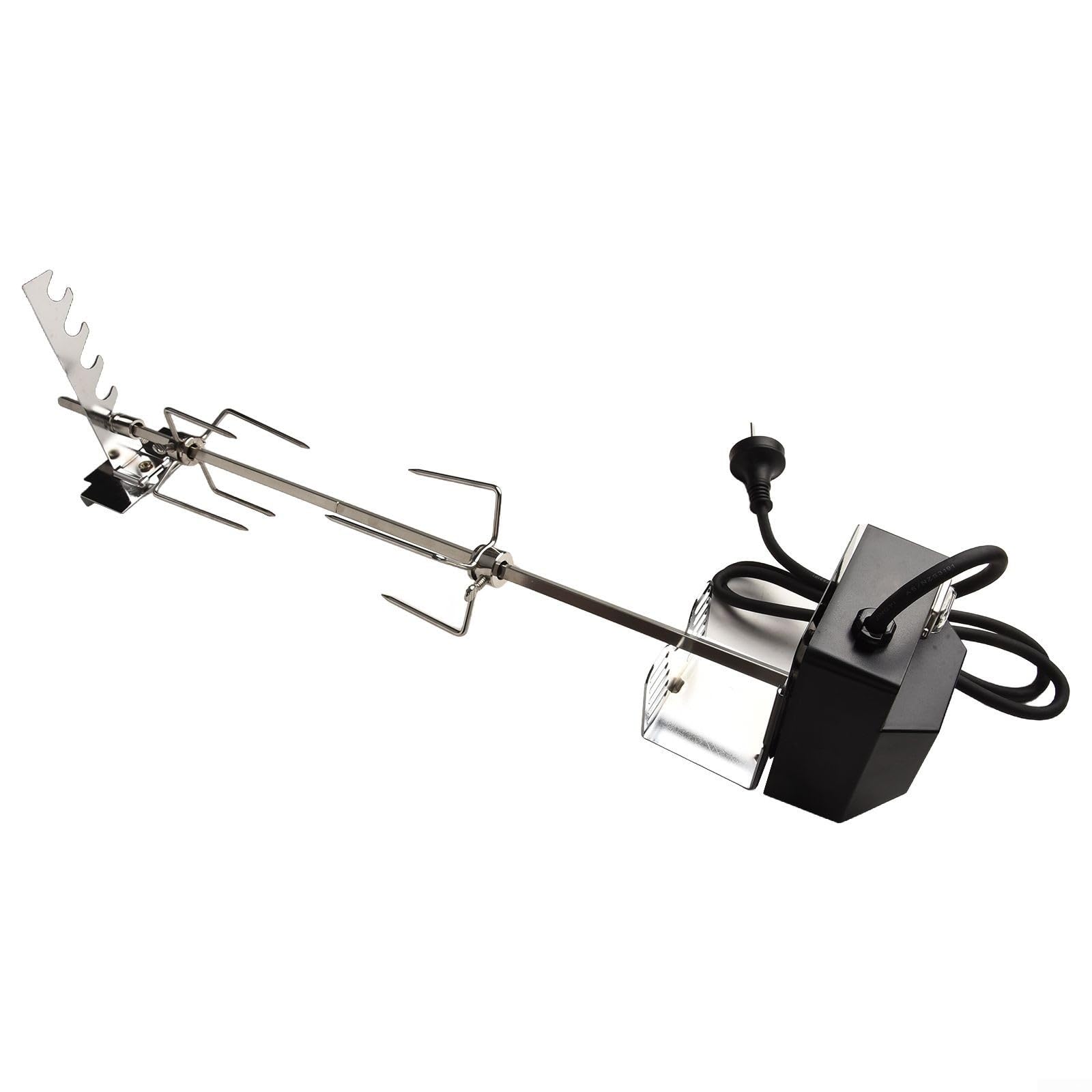Kit Giratorio Eléctrico para acero Inoxidable 29 Pulgadas Kit(AU) | para acero inoxidable 304, varillas extensibles, para ideal para pollos grandes, pavos y cerdos lechales en parrillas de gas