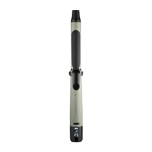 Stylecraft Sage Collection Cordless Curling Iron 1 Tourmaline and Nano-Silver-Coated Ceramic Barrel With Removable Clamp for Curls and