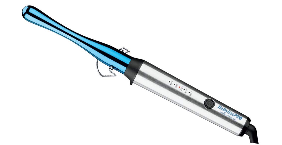 BabylissPRO Nano Titanium Professional Curling Wand For All Hair Types