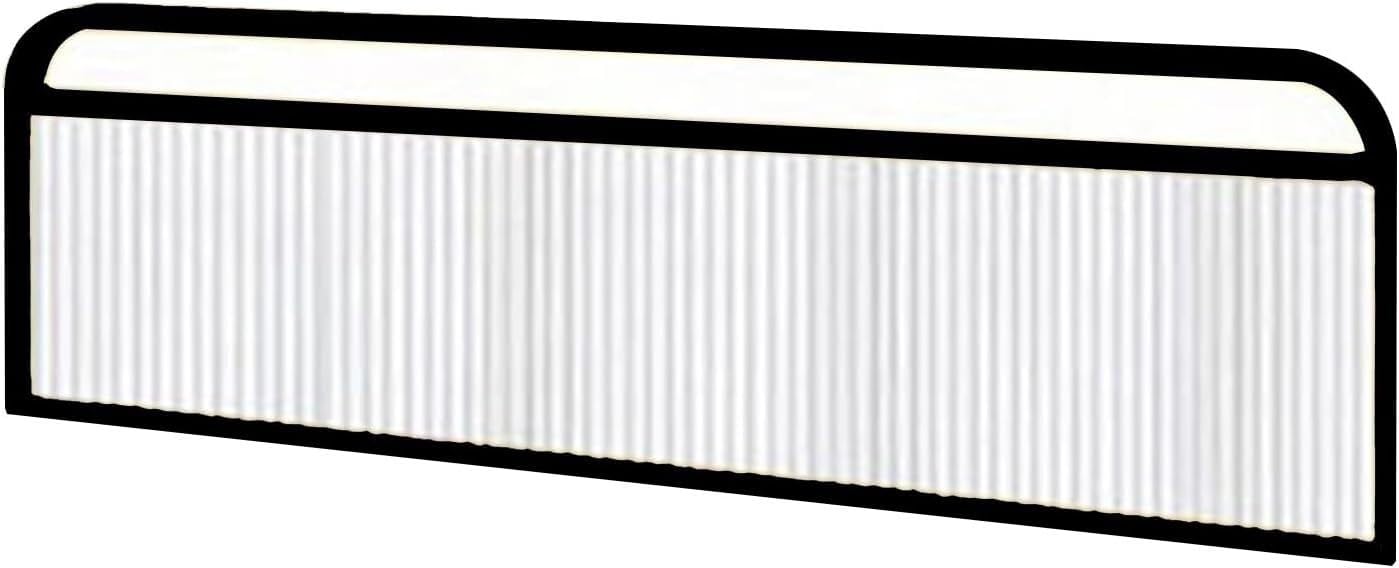 MSHGSKU Desktop partition Iron Dividers For Dining Areas, 9.8in Countertop Low Fence Decorative Partition For Restaurant(Schwarz,9.8x23.6in)