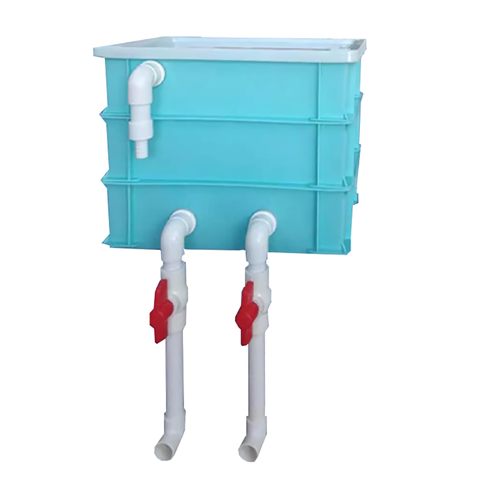 Caja De Filtro para Acuario, Filtro De Gran Capacidad para Peceras Y Estanques Pequeños (Color: Gris, Verde, Tamaño: 30 X 20 X 24