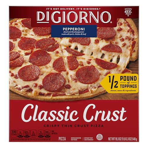 DiGiorno Pepperoni Classic Crust Frozen Pizza, 19.3 oz