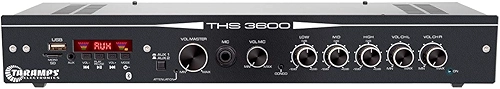Amplificador Receiver Taramps THS 3600 Classe D Multi Canal 120 Watts RMS Módulo Amplificador Residencial Comercial