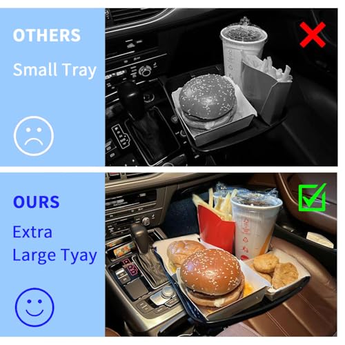 Plateau de nourriture de voiture amovible pour vos repas sur la route