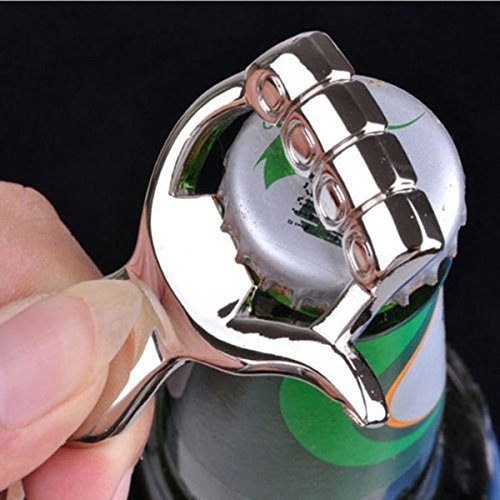 Abridor de garrafas Pixnor, excelente abridor de garrafas em forma de palma com chaveiro para presen