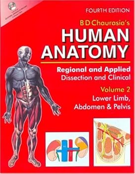 Paperback Human Anatomy: Regional & Applied (Dissection & Clinical) 4e (in 3 Vols.) Vol. 2: Lower Limb, Abdomen & Pelvis With CD Book