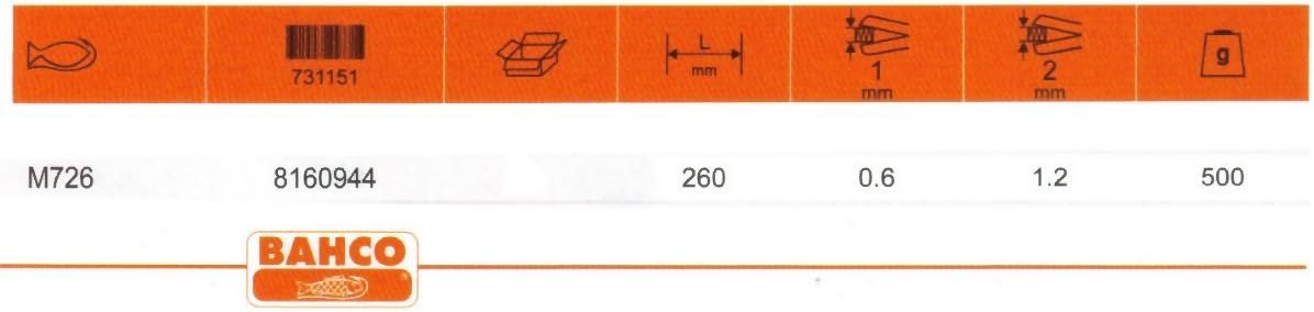 Bahco M726 - Metal Shear