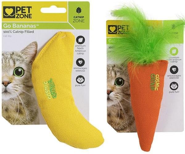 Juguete para Gatos con Catnip Pet Zone Naranja miniatura 5