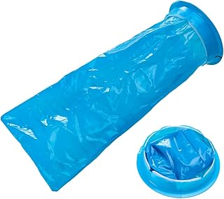 FOMIYES 25piezas Unidades Bolsa De Vómito Desechable Con Banda De Goma Para Embarazadas Bolsa Sanitaria Portátil Para Náuseas y Mareos Viaje y Emergencia Color Azul