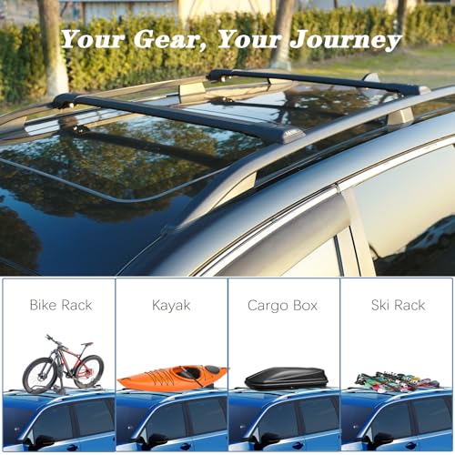 FelicValo FelicValo Ultra-Quiet Low-Profile Roof Rack Cross Bars for Subaru Ascent 2019-2026, 300lbs All-Metal Heavy Duty Aluminum Roof Rails for Cargo Carrier, No Lock by FelicValo - Image 5