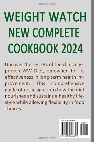 Weight Watch New Complete Cookbook 2024: The Comprehensive Step-by-Step Guide with Yummy and Delicio