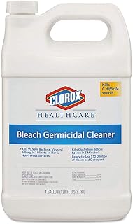 Clorox Healthcare Bleach Germicidal Cleaner Refill - Concentrate - 128 fl oz (4 quart) - 4 / Carton - Refillable, Disinf