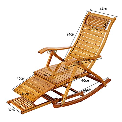 Fauteuil à bascule inclinable pliable contre les douleurs de dos avec rouleau de massage - 4