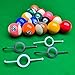 Luaiuxe 5-Pack Billiard Training Aids, Billiards Angle Trainer for 2-1/4