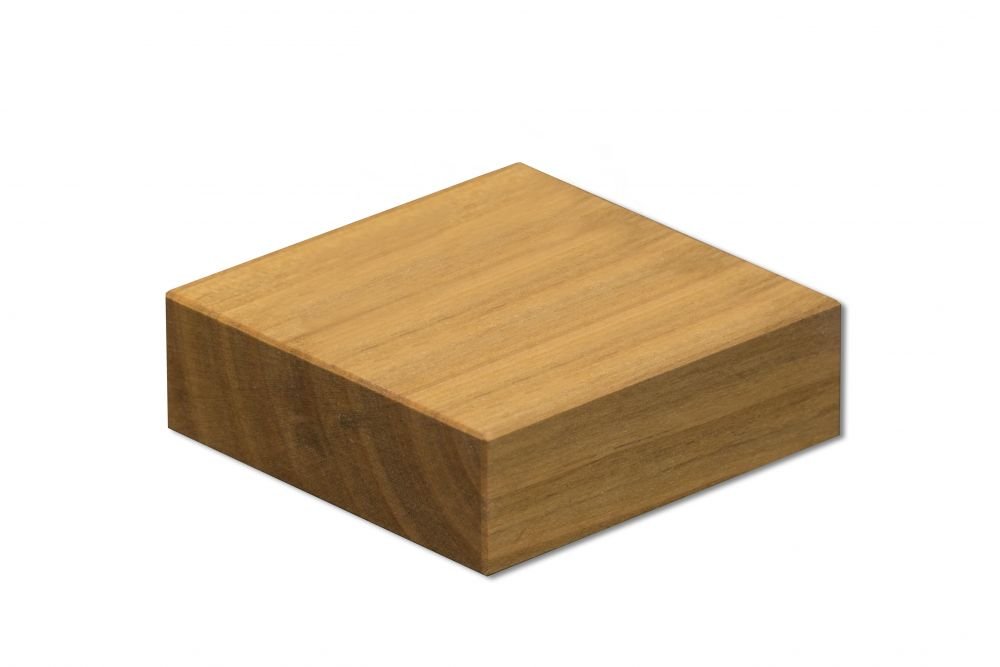 Büroklammerspender aus Holz | Maße 6,2 x 6,2 x 2,2 cm | Büroklammerhalter aus Kirschholz, magnetisch