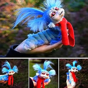 HNZNCY Labyrinth Worm Pluche Toy, Worm van Labyrinth Pluche Doll, Labyrinth Firey Gevuld Toy, Grappig Cadeau voor fans…