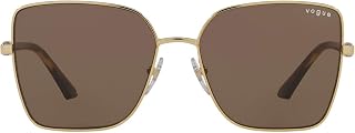 Vogue Eyewear Women UV Protected Brown Lens Butterfly Sunglasses - 0VO4199S280/7358 Price In India
