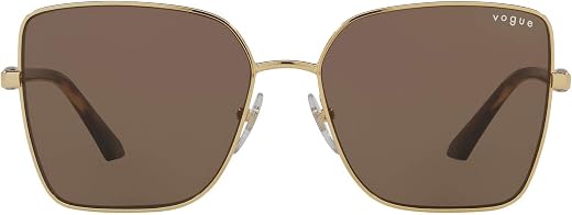 Vogue Eyewear Women UV Protected Brown Lens Butterfly Sunglasses - 0VO4199S280/7358