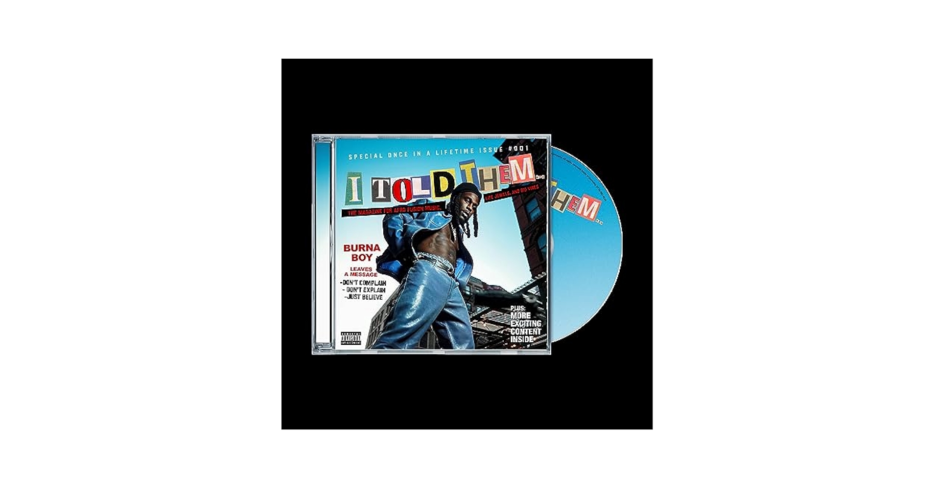 欧LP Burna Boy I Told Them... 075678613234 Atlantic /00260 Burna Boy - I Told Them - Amazon.com Music