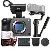 Sony FX3A Full-Frame Cinema Camera (Body Only) USA Model + Sony XLR-H1 XLR Handle Unit + Zhiyun...
