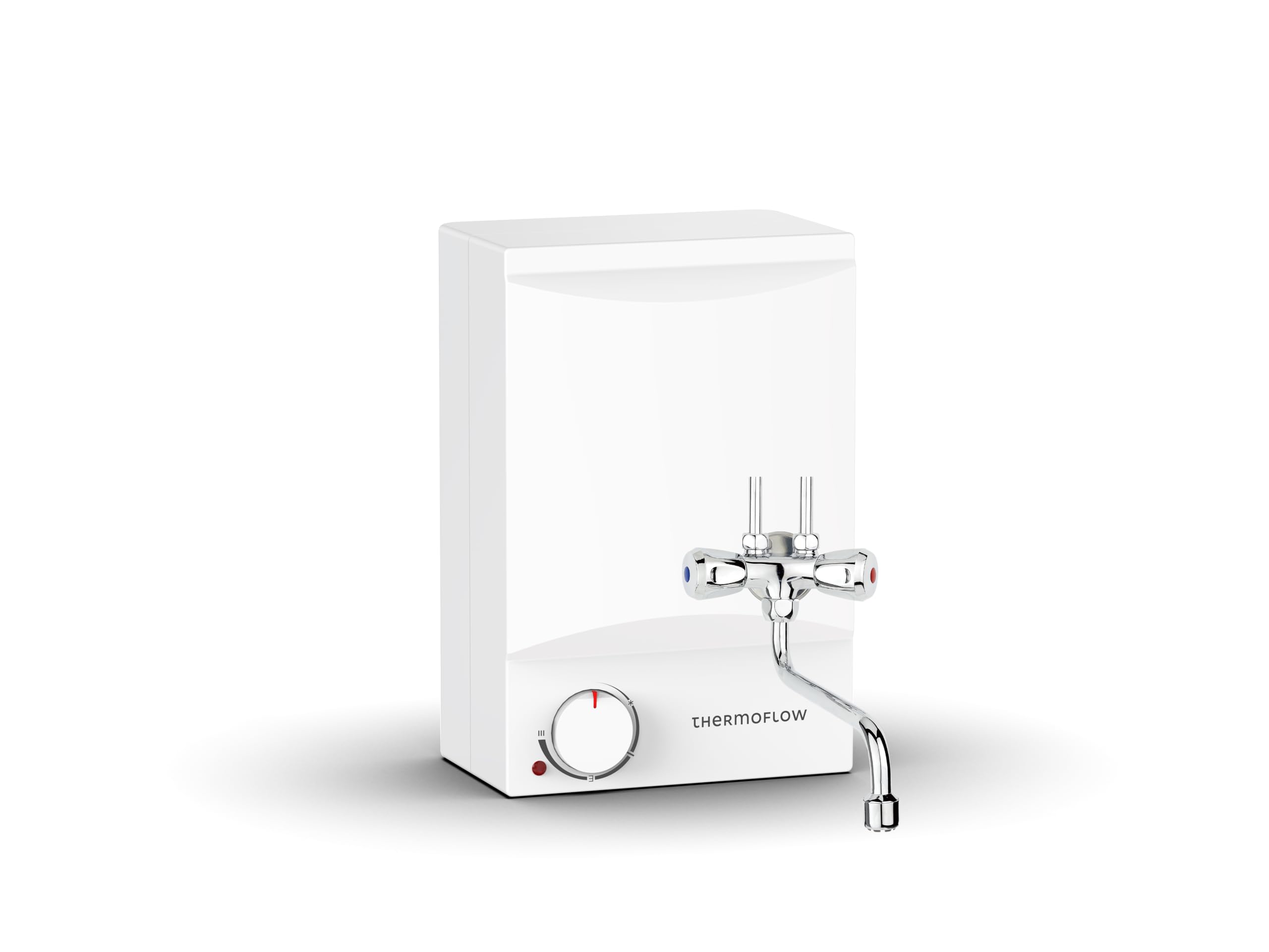 Thermoflow THERMOFLOWSETO Kit Chauffe-Eau de 5 litres avec Robinet QMIX10, Blanc
