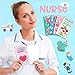 16 Pcs Nurse Memo Note Pads Mini Blank Notepads Spiral Nursing Small Pocket Notepads Medical Journal Notebook Nurse Gift Nursing Student Daily Weekly Planner for Hospital School Supplies (Multicolor Cover)