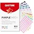 QUSTERE Pimple Patches for Face, Hydrocolloid Acne Patches, Cute Star Zit Covers, Colorful Spot Stickers with Tea Tree, Salicylic Acid & Cica Oil| 4 Sizes 8mm, 10mm, 12mm & 14mm | 800 Count