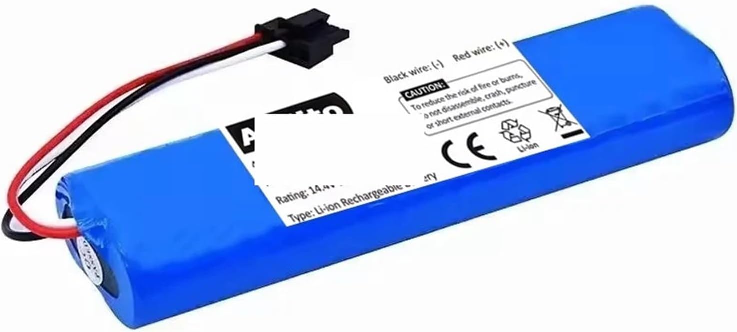 14.4V 2800-5200mah ，Compatible For Viomi V2 Pro V-RVCLM21B Compatible For Mi Vacuum Mop-P STYJ02YM Robot Vacuum Replacement Battery(2800mAh)