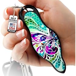 MUNIO Self Defense Keychain – Lightweight, Stylish & Portable Safety Tool for Women & Men – Non-Lethal Kubotan, Easy to Use
