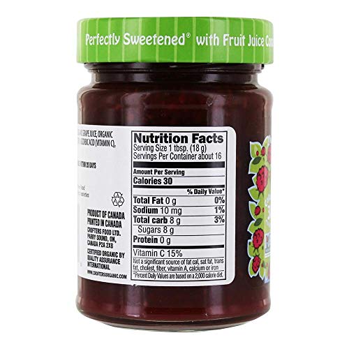Crofter's Raspberry Just Fruit Spread Organic - 10 Ozs. #TOP3