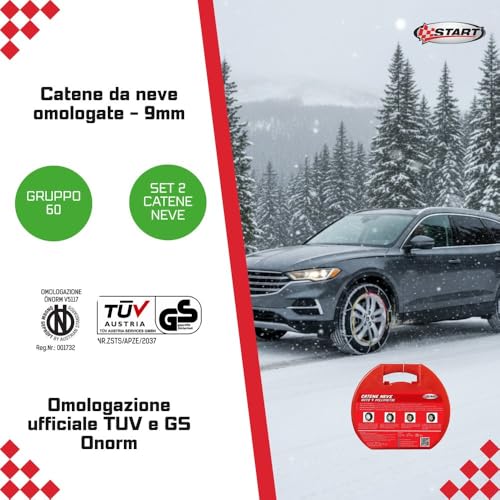 Catene Neve Start 9 MM-GR.60 - 2