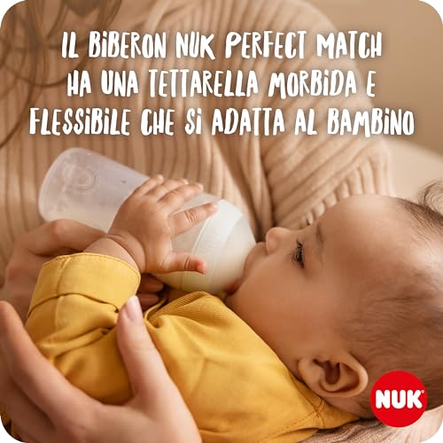 Nuk Tiralatte Elettrico Soft & Easy Extension Kit | Coppe Morbide 100% Silicone | Coppe Da 24 Mm E 27 Mm | Kit Tiralatte Da Singolo A Doppio | 1 X Biberon Perfect Match - 5