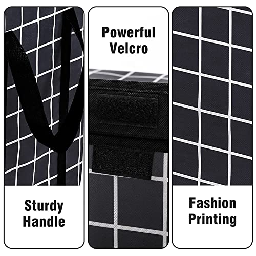 Kids Toy Box Chest With Flip-Top Lid, Large Collapsible Sturdy Toy Organizer For Girls And Boys, Storage Trunk For Playroom, Nursery (82L, Blackwhite) #TOP2