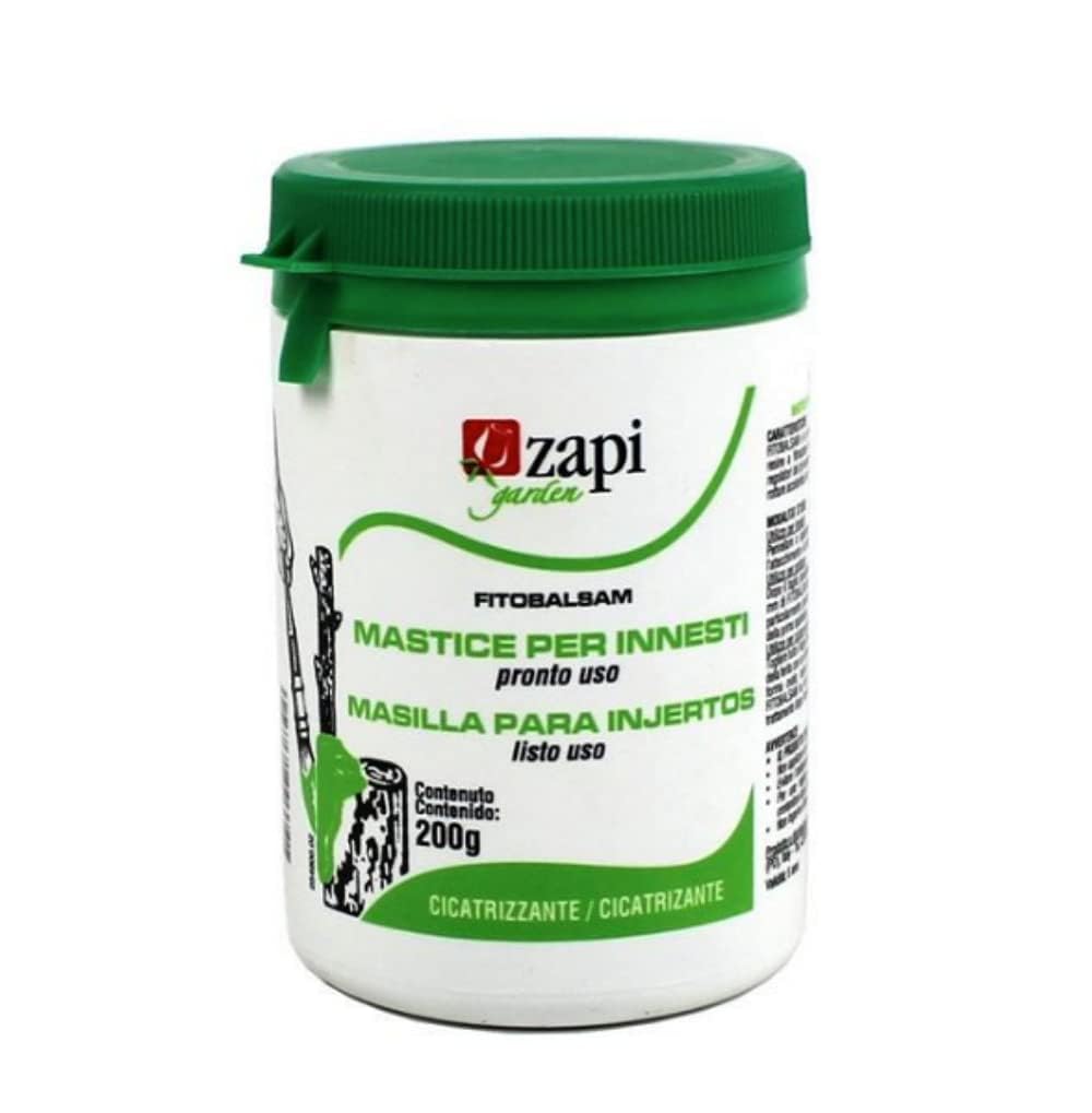 Mastic pour greffes et taille | Pâte cicatrisante cicatrisante antibactérienne pour plaies pour plantes, arbres, arbustes, bonsaïs (200 GR)