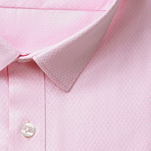 Image of Amazon Brand - Arthur Harvey Men's Regular Shirt (AH01-GTZ-DOB-C100 Lt Pink 40)