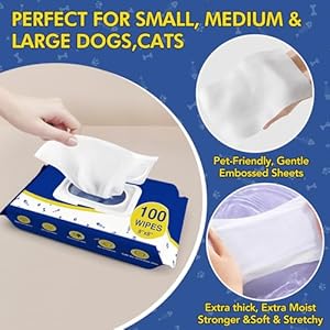   Pet-Wipes-400-Dog-Wipes--8x8-Inch-Unscented-Dog-Paw-Cleaner-Wipes-for-Body-Ears-Face-and-Skin-Ultra-Thick-Soft-with-Hypoallergenic-Formula-Ideal-Pet-Wipes-for-Dogs-Cats
