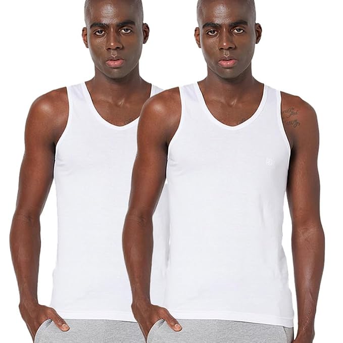 【イタリア産】WAW 超軽量ハーネス ERGO VEST ホワイト Buy Zoiro Men's Soft Classic Cotton Solid Vest (3109 White Twin