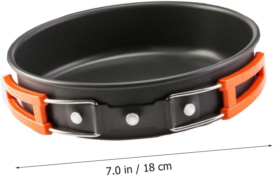 Lightweight Portable Aluminum Camping Cookware Kettle Pot Pan Outdoor Cooking Tools for Hiking