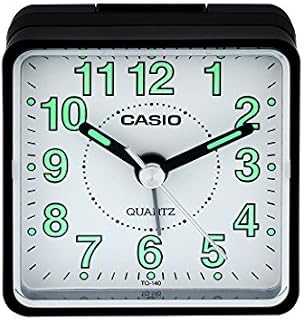 Casio TQ140 Travel Alarm Clock - Bla Clock Radios