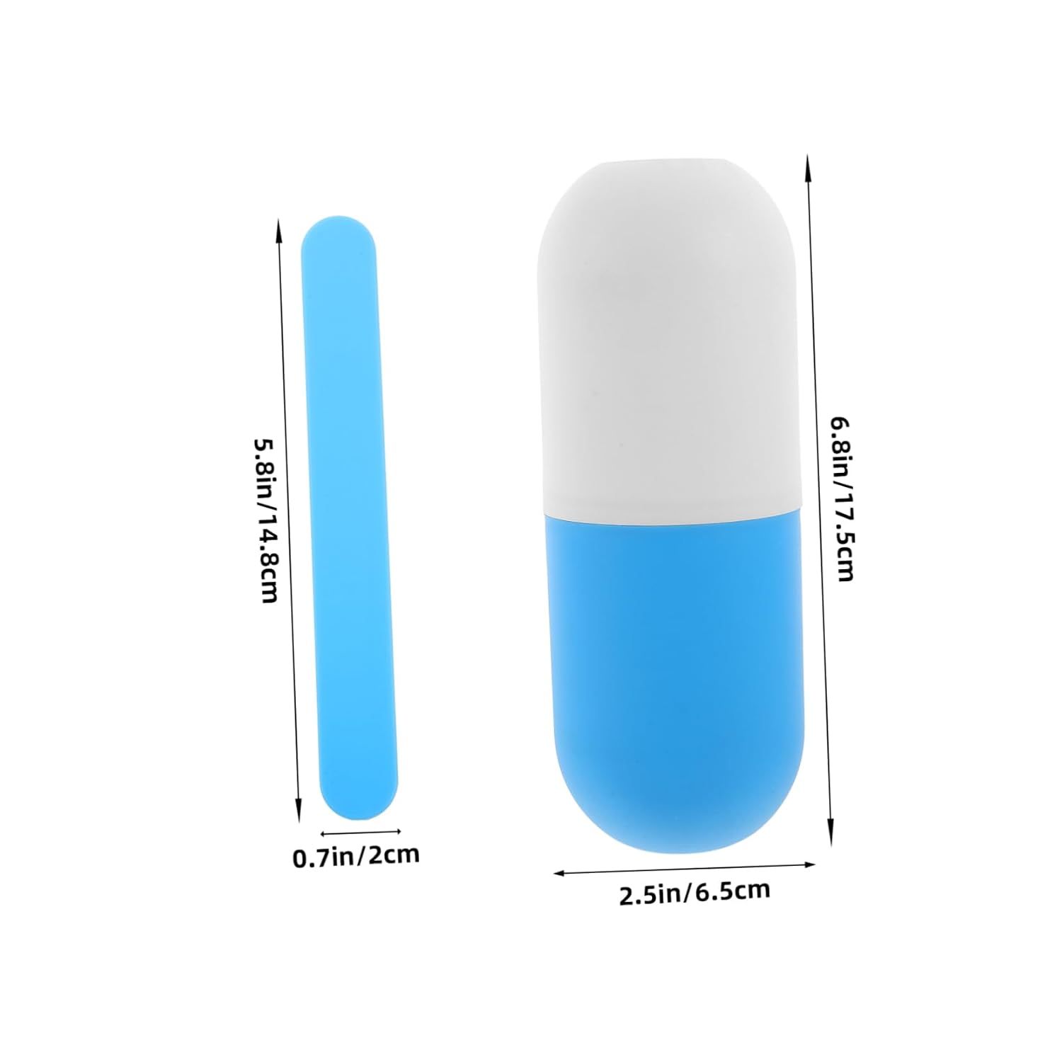 CHILDWEET Plastic Tongue Depressor Set with Cup Non-sterile Sticks for Clinics Oral Care and Speech Training Reliable and Portable Plastic Tools for Various Applications