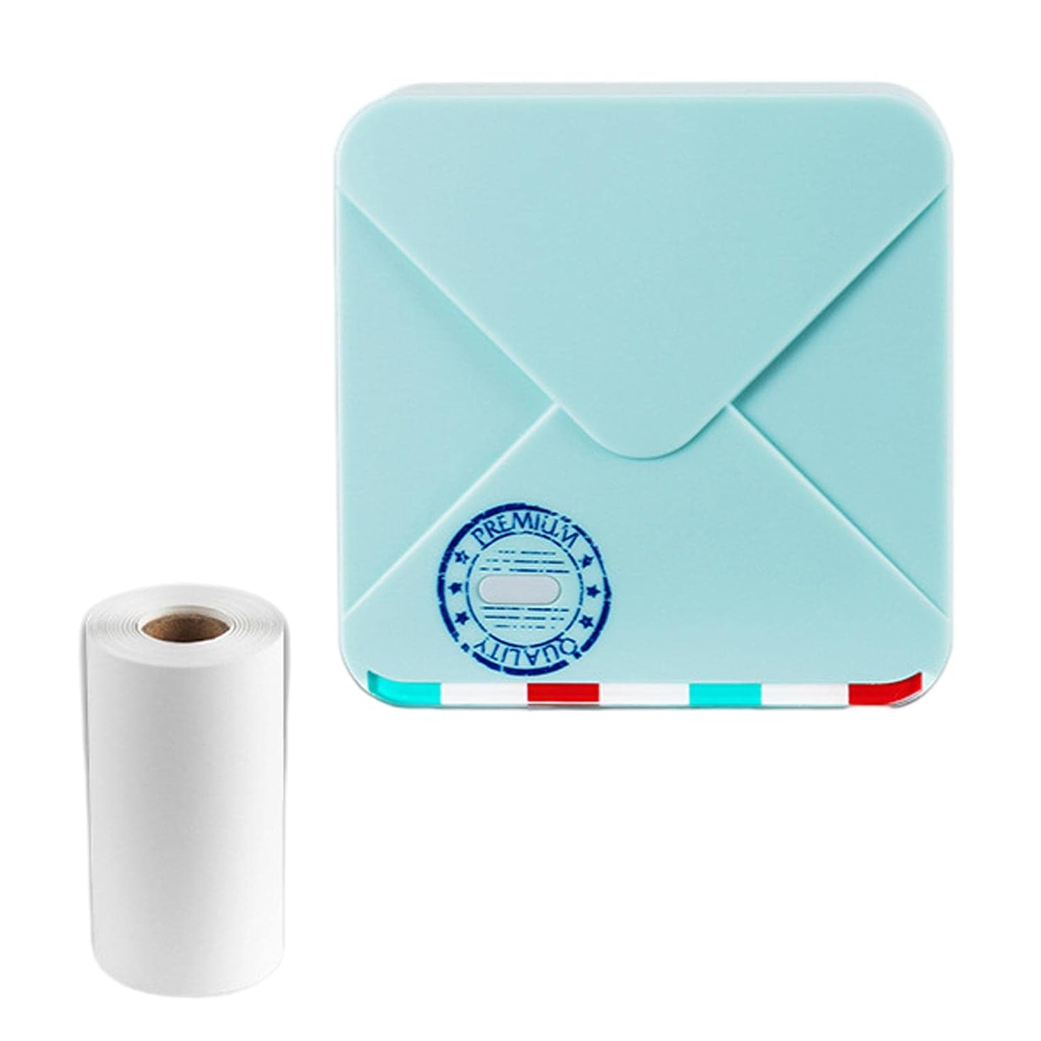 MERISHOPP Photo Printer Portable Thermal Printer Smartphone for Study List Blue | Computers/Tablets & Networking | Printers, Scanners & Supplies | Printers