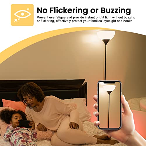 Lamptobe R7s Linear Halogen Bulb 118mm 120W, Dimmable J118 J Type Double Ended Floodlight Bulbs R7s LED Replacement 118mm Security Flood Halogen Light Bulbs Super Bright Warm White 2800K, 5-Pack - Image 4