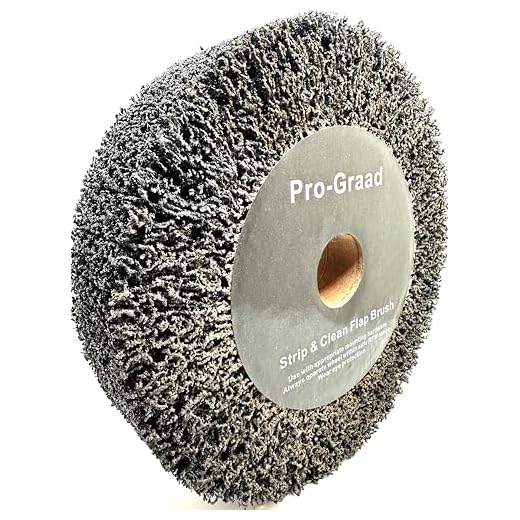 Pro-Graad 8 inch Strip & Clean Brush Wheel