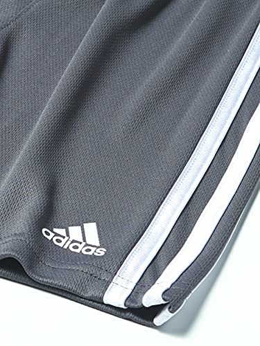 Adidas Boys Adi Classic 3-Stripe Shorts, Dark Grey, 6 Us #TOP2