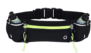 Running Waist Pack With Water Bottle & Phone Pocket - Adjustable No-Bounce Belt For Fitness - View #3