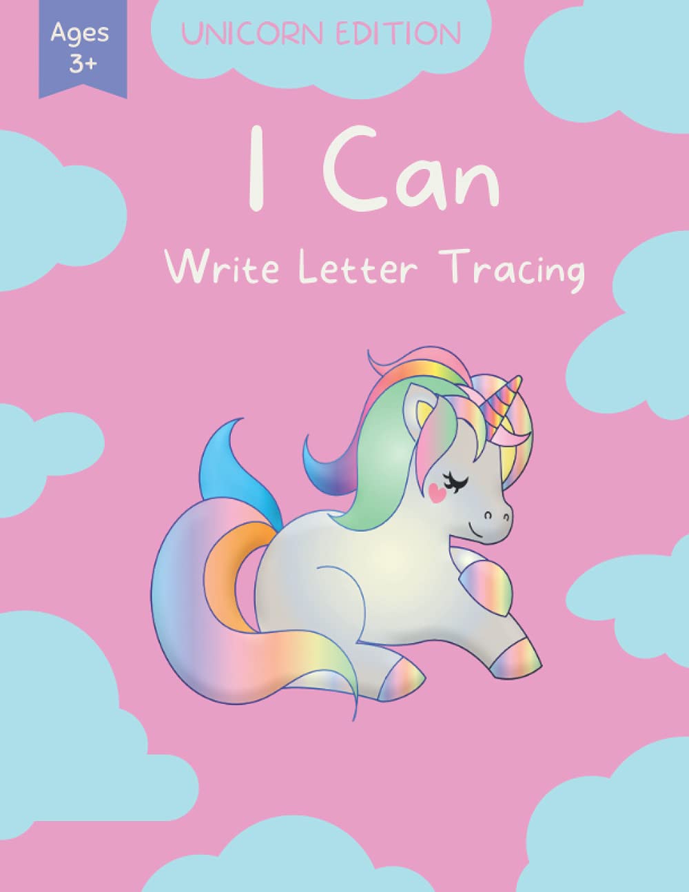 I Can Write Letter Tracing: Simple Indented Letter Tracing Book For Kids Ages 3-5 With Uppercase Letter tracing & Lowercase Letters tracing (Unicorn Handwriting Practice)