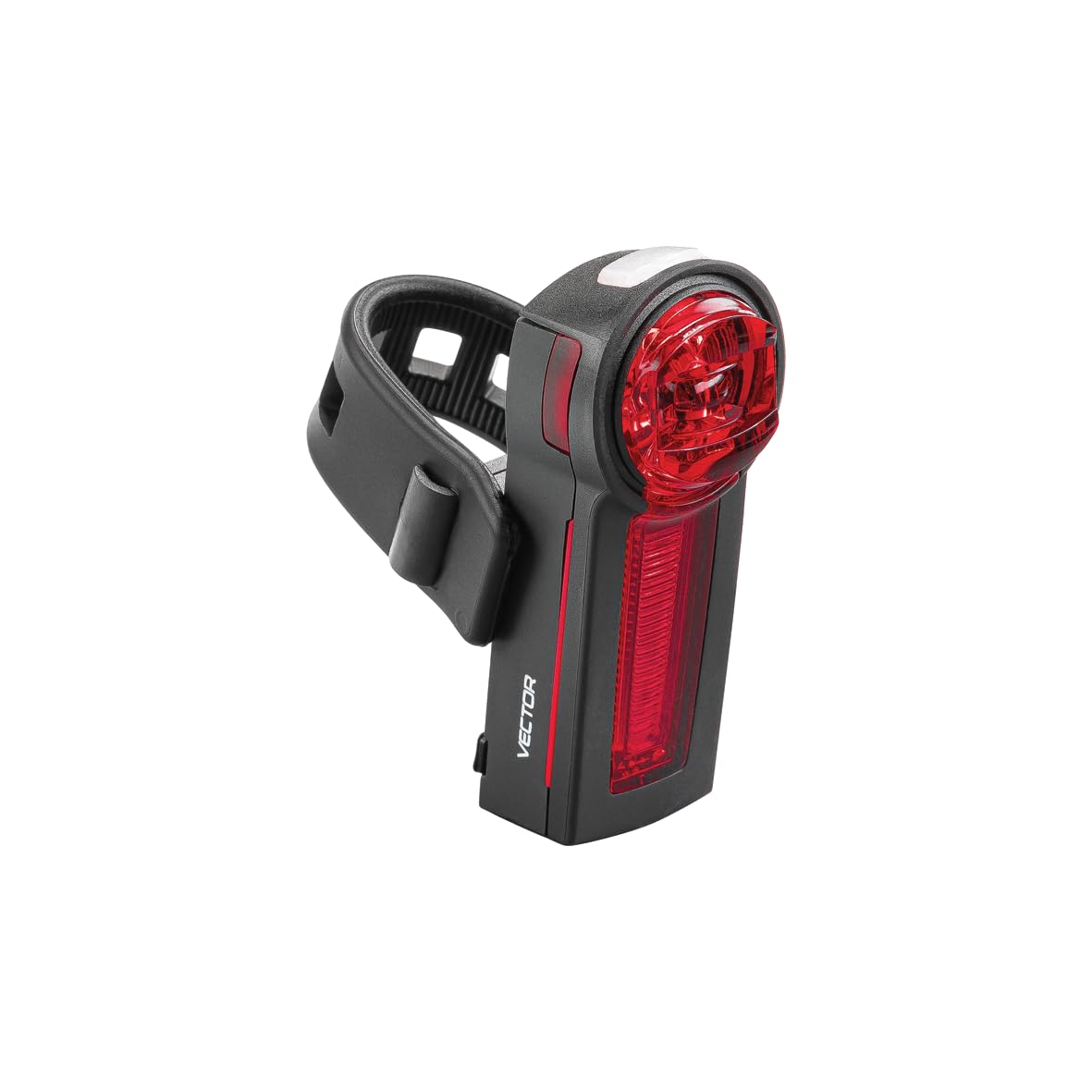 TRELOCK LS 740 Vector Rear – Akku-Rücklicht – USB aufladbar – StVZO zugelassen, Schwarz