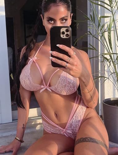 Image of Avidlove Lingerie Lace Babydoll 2 Piece Sexy Bra and Panty Sets