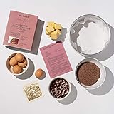 The Caker Flourless Dark Chocolate Gold Leaf Cake Kit