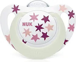 NUK Chupeta Star Glow Girl Silicone S2
